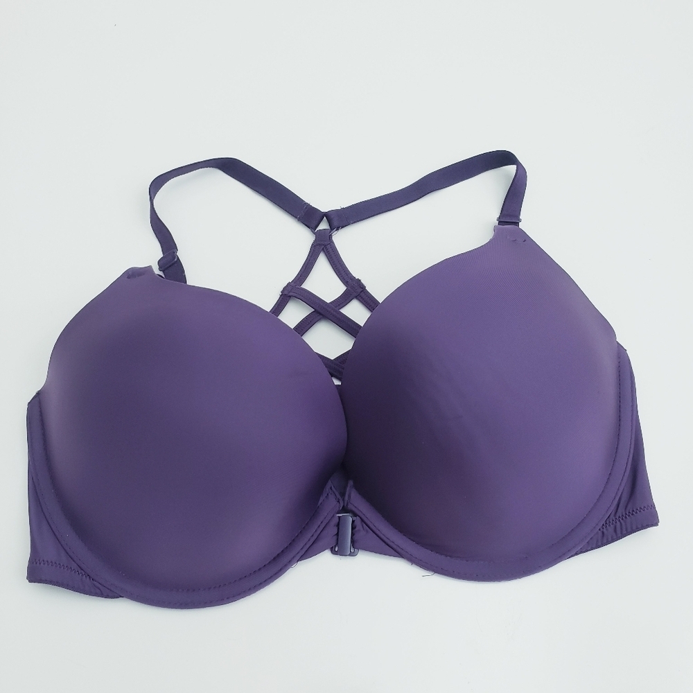 Victoria's Secret Pushup Lined Racerback Criss Cross Lined
